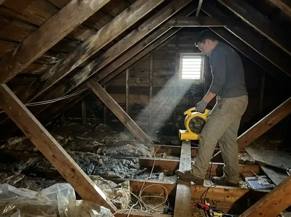 attic-water-damage-drying-proc-007 — frequently asked questions, Emergency Water Extraction & 24/7 Flood Response in Beechwo…